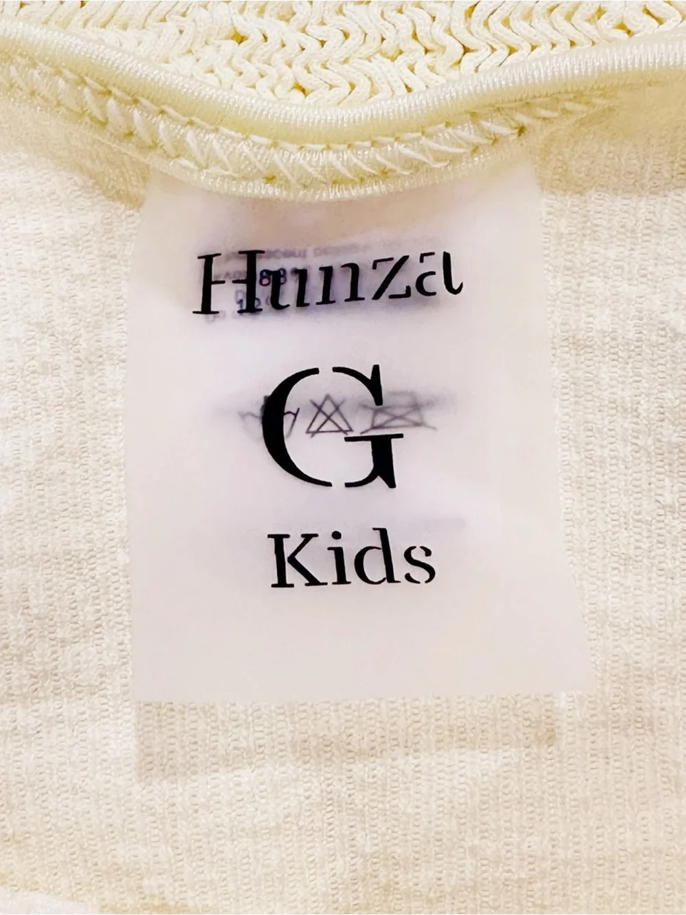 RARE HUNZA G KIDS Margot Swimsuit in Lemon